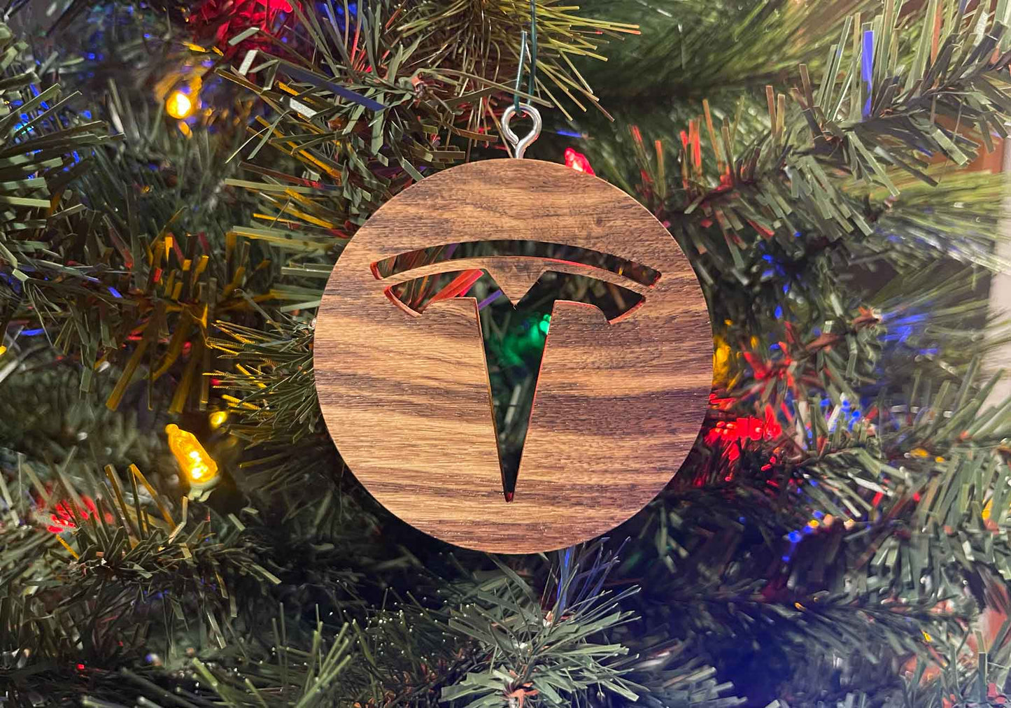 Tesla Handcrafted Ornament 2021
