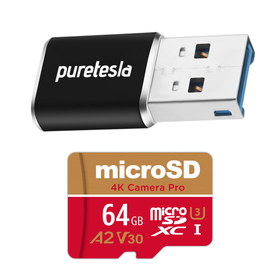 TeslaCam USB Package – USB/microSD Formatted for Tesla